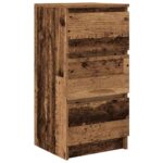 vidaXL Komoda staré drevo 37,5x35x76 cm kompozitné drevo – Obrázok 2