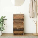vidaXL Komoda staré drevo 37,5x35x76 cm kompozitné drevo – Obrázok 3
