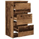 vidaXL Komoda staré drevo 37,5x35x76 cm kompozitné drevo – Obrázok 5
