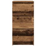 vidaXL Komoda staré drevo 37,5x35x76 cm kompozitné drevo – Obrázok 6