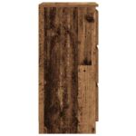 vidaXL Komoda staré drevo 37,5x35x76 cm kompozitné drevo – Obrázok 7