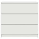 vidaXL Komoda biela 80x35x76 cm kompozitné drevo – Obrázok 6