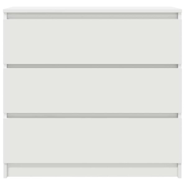 vidaXL Komoda biela 80x35x76 cm kompozitné drevo – Obrázok 6