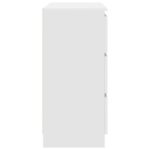 vidaXL Komoda biela 80x35x76 cm kompozitné drevo – Obrázok 7