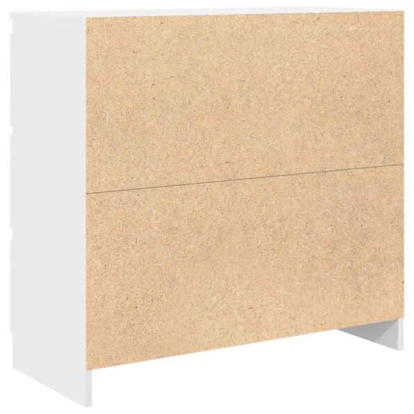 vidaXL Komoda biela 80x35x76 cm kompozitné drevo – Obrázok 8