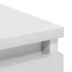 vidaXL Komoda biela 80x35x76 cm kompozitné drevo – Obrázok 9