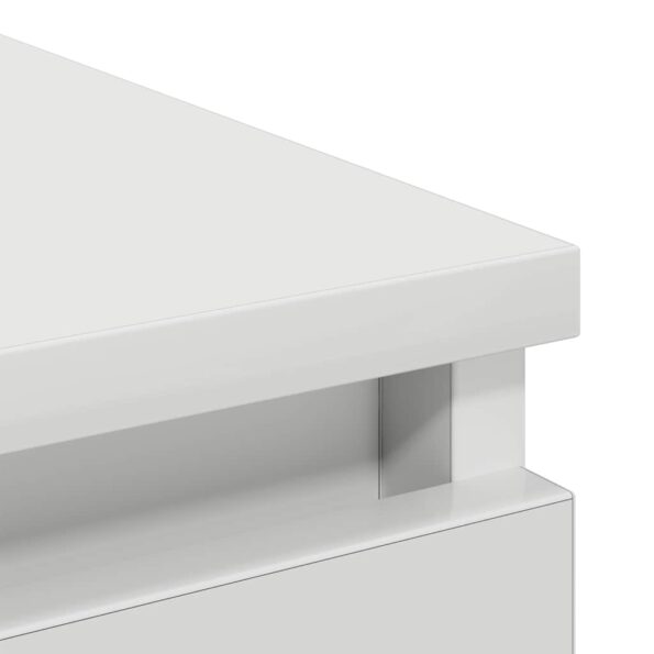 vidaXL Komoda biela 80x35x76 cm kompozitné drevo – Obrázok 9