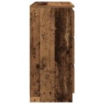 vidaXL Komoda staré drevo 80x35x76 cm kompozitné drevo – Obrázok 7