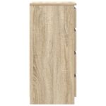 vidaXL Komoda dub sonoma 37,5x35x76 cm kompozitné drevo – Obrázok 7