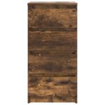 vidaXL Komoda dymový dub 37,5x35x76 cm spracované drevo – Obrázok 6