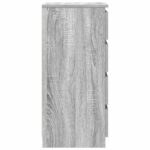 vidaXL Komoda sivá sonoma 37,5x35x76 cm kompozitné drevo – Obrázok 7