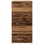 vidaXL Komoda staré drevo 37,5x35x76 cm kompozitné drevo – Obrázok 6