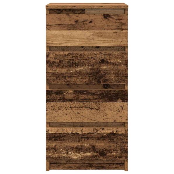 vidaXL Komoda staré drevo 37,5x35x76 cm kompozitné drevo – Obrázok 6