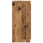 vidaXL Komoda staré drevo 37,5x35x76 cm kompozitné drevo – Obrázok 7