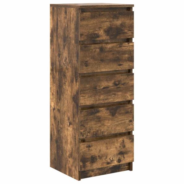 VXL8721158706836_a_en_hd_1.jpg vidaXL Komoda so zásuvkami, tmavý dub 37,5x35x99 cm, kompozitné drevo – Obrázok 2
