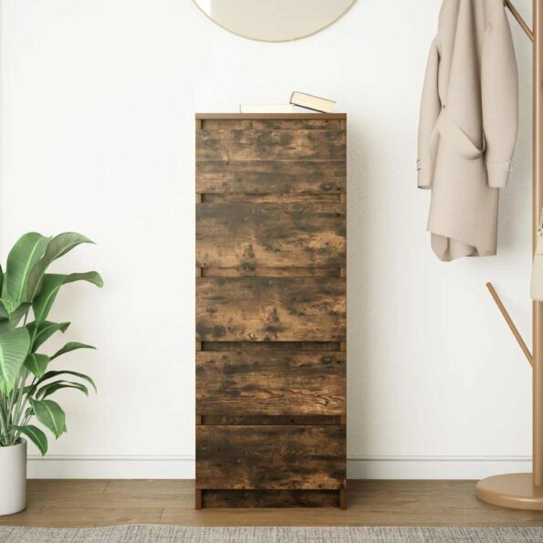 VXL8721158706836_g_en_hd_1.jpg vidaXL Komoda so zásuvkami, tmavý dub 37,5x35x99 cm, kompozitné drevo – Obrázok 3
