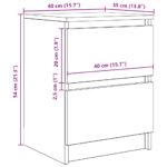 vidaXL TV skrinka staré drevo 40x35x54 cm kompozitné drevo – Obrázok 12