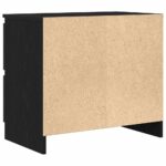 TV Skrinka vidaXL Čierna 60x35x54 cm Upravené drevo – Obrázok 8