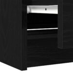 TV Skrinka vidaXL Čierna 60x35x54 cm Upravené drevo – Obrázok 10