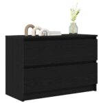 vidaXL TV skrinka čierna 80x35x54 cm kompozitné drevo – Obrázok 4