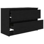vidaXL TV skrinka čierna 80x35x54 cm kompozitné drevo – Obrázok 5