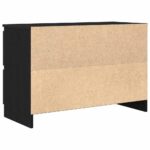 vidaXL TV skrinka čierna 80x35x54 cm kompozitné drevo – Obrázok 8