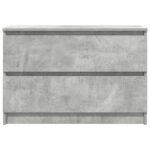 vidaXL TV skrinka betónová sivá 80x35x54 cm kompozitné drevo – Obrázok 6
