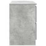 vidaXL TV skrinka betónová sivá 80x35x54 cm kompozitné drevo – Obrázok 7