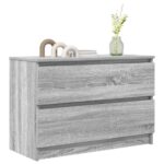 vidaXL TV skrinka sivá sonoma 80x35x54 cm kompozitné drevo – Obrázok 4