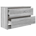 vidaXL TV skrinka sivá sonoma 80x35x54 cm kompozitné drevo – Obrázok 5
