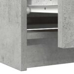TV skrinka vidaXL Betónová sivá 100x35x54 cm Konštrukcia dreva – Obrázok 10