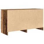 vidaXL TV skrinka Old Wood 100x35x54 cm Engineered Wood – Obrázok 8