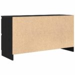 TV Skrinka vidaXL Čierna 100x35x54 cm Upravené drevo – Obrázok 8
