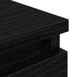 TV Skrinka vidaXL Čierna 100x35x54 cm Upravené drevo – Obrázok 9