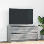 TV Skrinka vidaXL Sivá Sonoma 100x35x54 cm Konštrukčné drevo