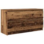 vidaXL TV skrinka Old Wood 100x35x54 cm Engineered Wood – Obrázok 2