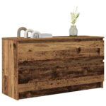 vidaXL TV skrinka Old Wood 100x35x54 cm Engineered Wood – Obrázok 4
