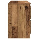 vidaXL TV skrinka Old Wood 100x35x54 cm Engineered Wood – Obrázok 7