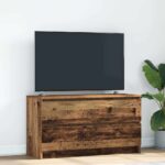 vidaXL TV skrinka Old Wood 100x35x54 cm Engineered Wood