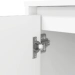 vidaXL Stôl biely 120x42x76 cm kompozitné drevo – Obrázok 11