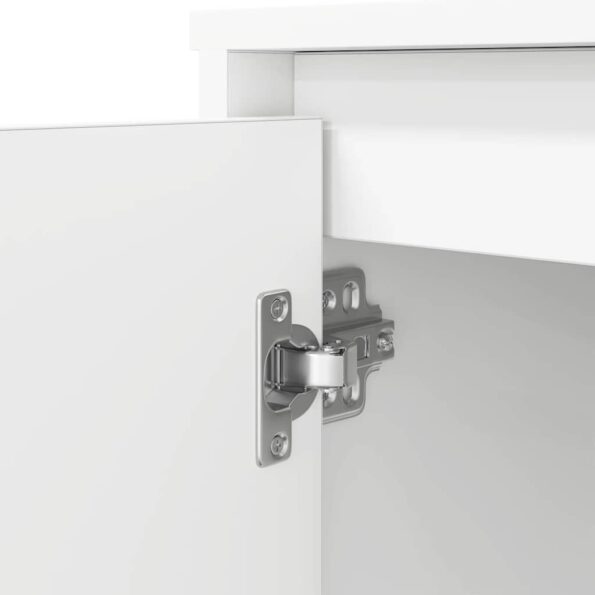 vidaXL Stôl biely 120x42x76 cm kompozitné drevo – Obrázok 11