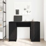 vidaXL Stôl čierna dub 120x42x76 cm kompozitné drevo – Obrázok 3