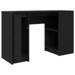 vidaXL Stôl čierna dub 120x42x76 cm kompozitné drevo – Obrázok 5