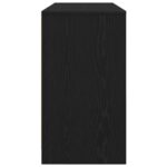 vidaXL Stôl čierna dub 120x42x76 cm kompozitné drevo – Obrázok 7
