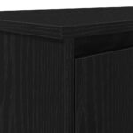 vidaXL Stôl čierna dub 120x42x76 cm kompozitné drevo – Obrázok 10