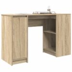 vidaXL Stôl dub sonoma 120x42x76 cm kompozitné drevo – Obrázok 4