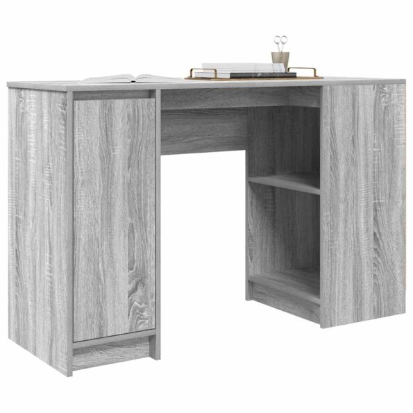 VXL8721158707383_g_en_hd_2.jpg vidaXL Stôl sivý dub sonoma 120x42x76 cm kompozitné drevo – Obrázok 4