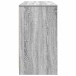 vidaXL Stôl sivý dub sonoma 120x42x76 cm kompozitné drevo – Obrázok 7