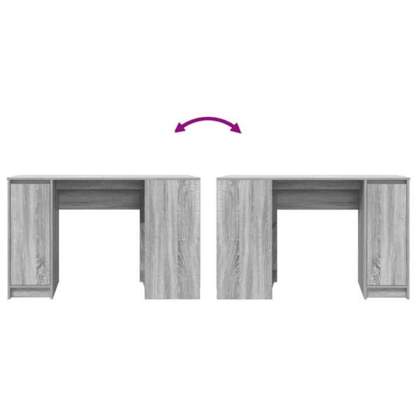 VXL8721158707383_g_en_hd_7.jpg vidaXL Stôl sivý dub sonoma 120x42x76 cm kompozitné drevo – Obrázok 9