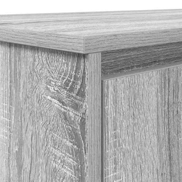 VXL8721158707383_g_en_hd_8.jpg vidaXL Stôl sivý dub sonoma 120x42x76 cm kompozitné drevo – Obrázok 10